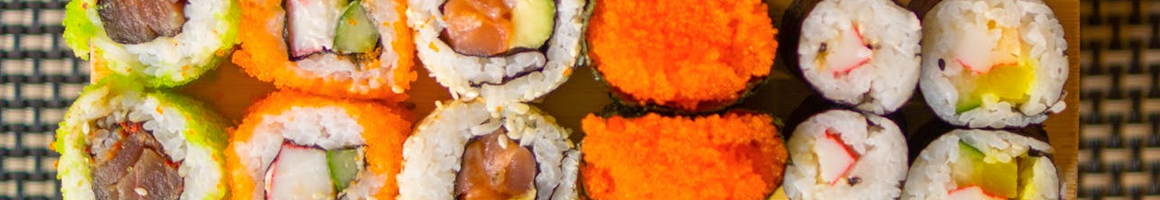 Eating Japanese Korean Sushi at ROLL roll Roll restaurant in Los Angeles, CA.